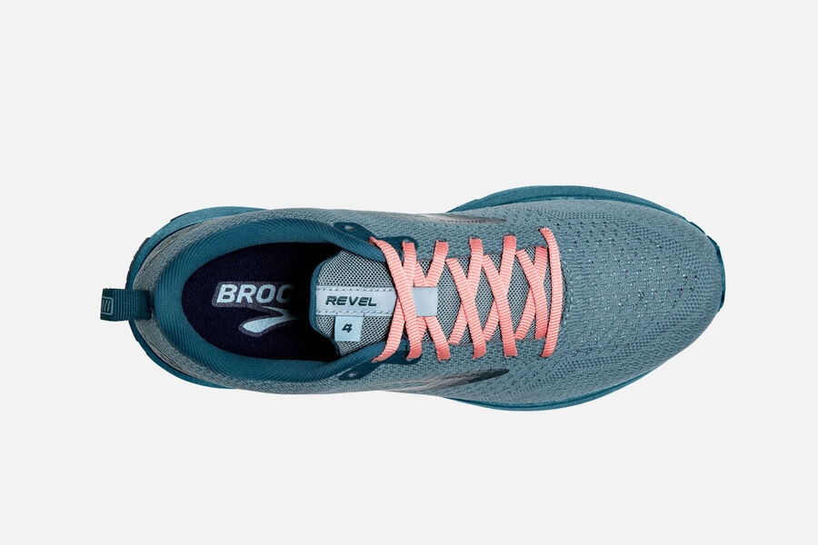 Brooks Revel 4 Road Running Shoes - Womens - Blue - AX9340821